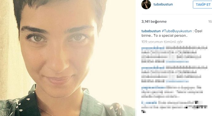 Tuba Büyüküstün'den özel fotoğraf